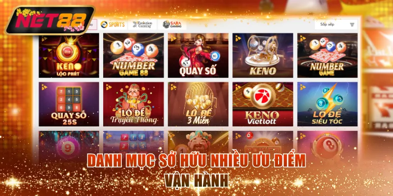 Danh mục sở hữu nhiều ưu điểm vận hành